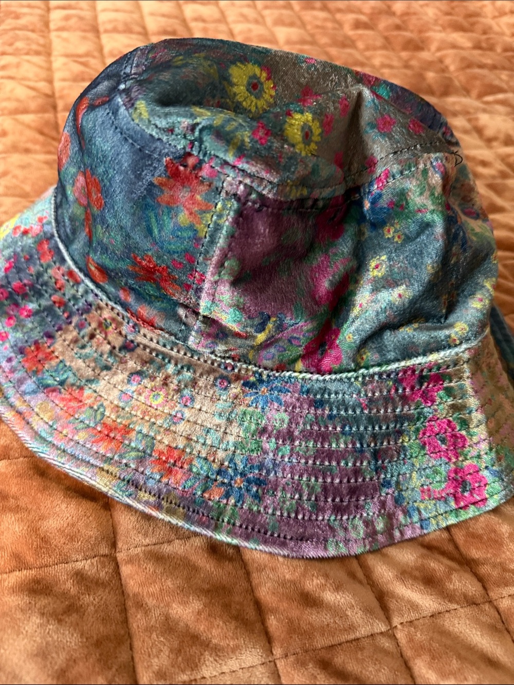 Natural Life Multicolor Floral Bucket Hat lined